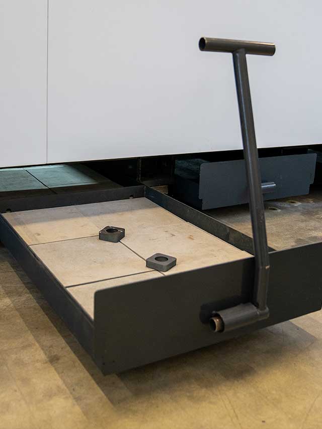 MARVEL-Laserschneidmaschine Entsorgungswagen